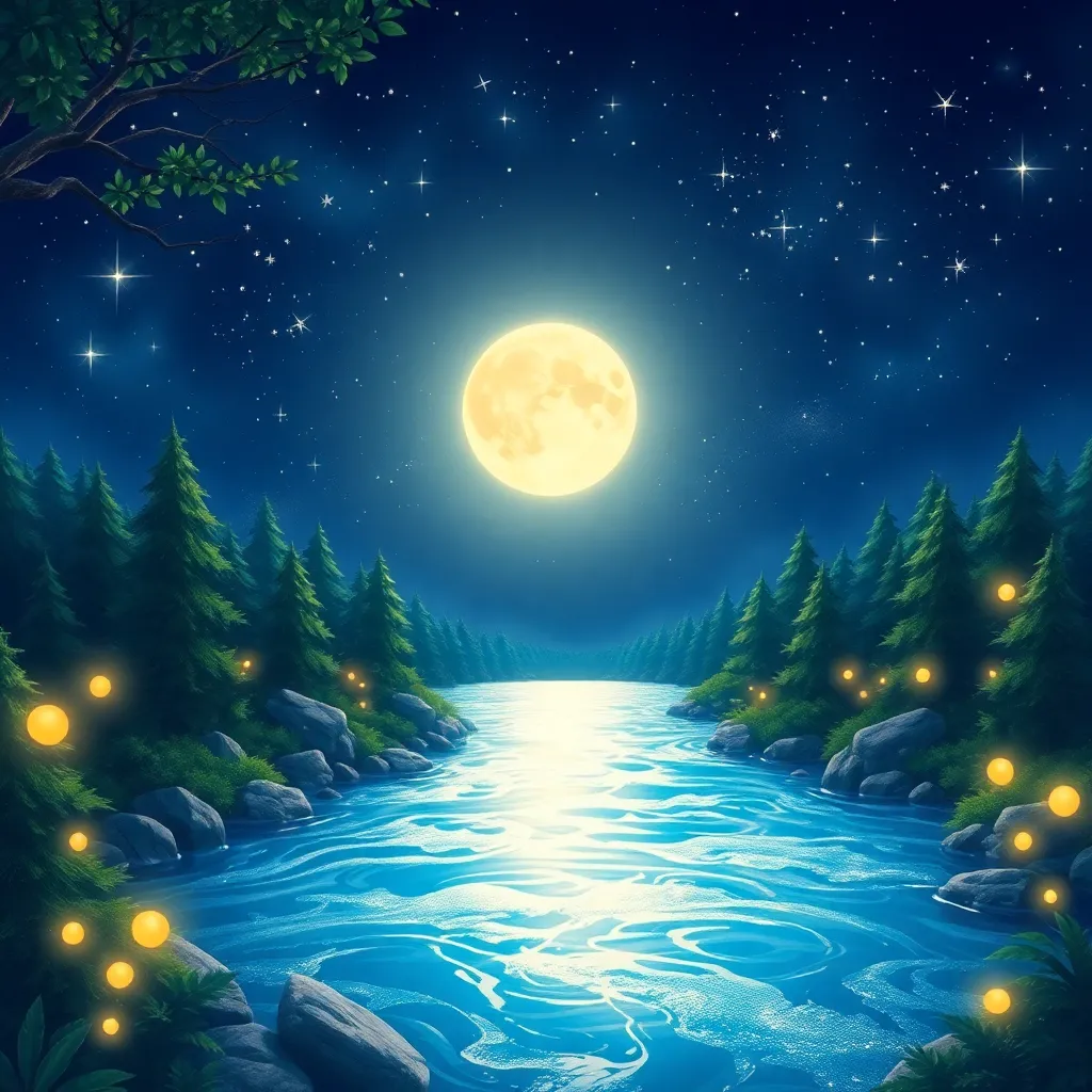 Geceleri Tersine Akan Nehir ve Sırlı Ay Işığı